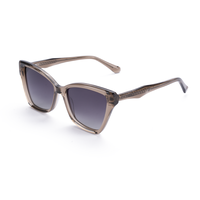 Lunettes de soleil unisexes Elan Optical SYB6205, monture œil de chat tendance, sans peinture, monture en acétate naturel parfumé
