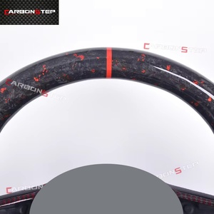 Volante in Fibra di Carbonio Personalizzato con Rivestimento in Pelle per Volkswagen VW <span class=keywords><strong>Golf</strong></span> <span class=keywords><strong>8</strong></span> GTI R Line MK8 <span class=keywords><strong>Accessori</strong></span> Auto - Product Image 2