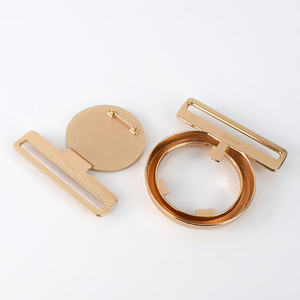 Deepeel AP531 50mm DIY परिधान सामान महिलाओं के वस्त्र Fashon सजावट बटन जस्ता मिश्र धातु दौर बेल्ट बकसुआ - Product Image 3