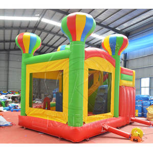 Structure gonflable commerciale combinée toboggan et château rebondissant pour enfants et adultes - Product Image 2