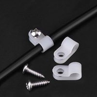 Pince de câblage en nylon PA6 haute résistance de type R, anti-âge, marque XJH, 18x10mm, pour l'organisation interne des câbles des appareils de commutation
