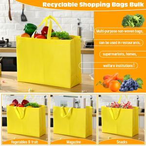 Factory Non Woven <b>Reusable</b> Grocery <b>Bag</b> Bulk Wholesale Custom Printed Logo Heavy Duty Large Shopping Tote <b>Bag</b> - Product Image 3