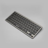 Nouveau clavier sans fil USB BT-001AU 60 % compact, touches ciseaux noires pour smartphone, PC de bureau, OEM, anglais, espagnol