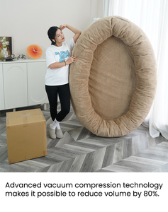 سرير كلب كبير للبشر على شكل كيس فاصوليا، سرير كلب كبير بحجم الإنسان للبالغين والحيوانات الأليفة، أريكة للنوم - Product Image 5