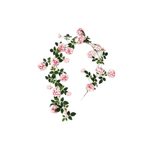 <b>Artificial</b> Flower Vines Decorative Wall Archway Landscaping Multi Piece Package Trendy Evergreen Plastic Silk Fabric - Product Image 5