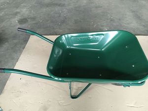 Brouette de chantier robuste <span class=keywords><strong>Haemmerlin</strong></span> Style WB6400, type français, à 1 roue, avec plateau en acier de 100 L, pour usage industriel sur chantier de construction - Product Image 3
