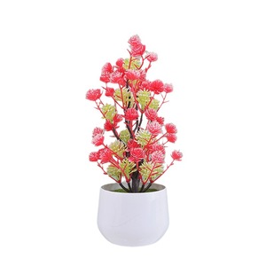 Gympani <span class=keywords><strong>Interior</strong></span> Decorativo Planta de Camelia Artificial Venta al por mayor Adornos de flores de plástico Simulación Rosa <span class=keywords><strong>Bonsai</strong></span> Decoración - Product Image 5