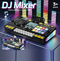Contrôleur de mixage DJ pour enfants, lecteur DJ Bluetooth multifonction, instruments de musique, microphone, jouets éducatifs