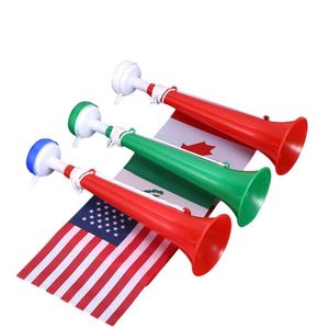 Banderas Nacionales Personalizadas para el Juego de Fútbol 2026, Banderas de Canadá y México, Cornetas de Plástico para Animar, Cornetas para Fanáticos del Fútbol - Product Image 6