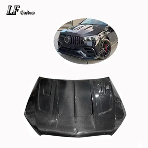Convient aux modèles 2020 et plus de Mercedes-Benz GLE Modifié Original Couvercle de moteur MBJ en fibre de carbone de haute qualité - Product Image 1