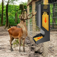 Support de stockage métallique robuste, résistant à la rouille, thermolaqué, pour montage extérieur sur clôture de ferme, pour alimentation du bétail et des cerfs Xm