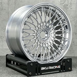 Rines Bku Personalizados de 3 Piezas Forjadas 5x130 para Porsche 911 Turbo 992 <span class=keywords><strong>GTS</strong></span> 991 997 <span class=keywords><strong>Carrera</strong></span> S 718 de 19, 20 y 21 Pulgadas con Acabado Pulido Profundo - Product Image 1