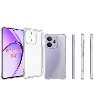 เคสฝาหลังซิลิโคนกันกระแทกสำหรับ <span class=keywords><strong>Oppo</strong></span> A5 A3x A3 A6S <span class=keywords><strong>A6</strong></span> Pro 5G 4G A80ใสเต็มรูปแบบ - Product Image 1