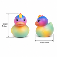 Nouveauté 2026 : Mini canard en caoutchouc souple, jouet anti-stress en mousse PU à récupération lente pour enfants et adultes