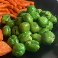 Kacang Polong Hijau Segar, Camilan Sehat Rasa Wasabi Bawang Putih Pedas, Aneka Rasa, Laris Manis