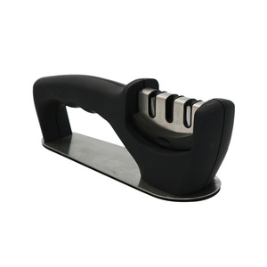 Afilador de cuchillos portátil de diamante, acero inoxidable, multi-grano, herramienta manual de cocina para uso doméstico - Product Image 3