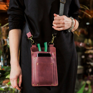 Bolsas de herramientas de cuero al por mayor para floristas; bolsas de almacenamiento de herramientas de jardinería; bolsas de herramientas de cintura estilo ropa de trabajo, únicas. - Product Image 1