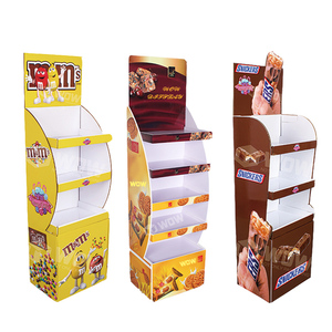 Tùy chỉnh siêu thị các tông sóng sô cô la Rack hiển thị các tông bán lẻ hiển thị khán đài - Product Image 2