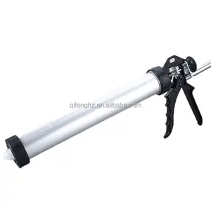 Manual Caulking Gun Grouting Mortar Sosis Cartridge Aplikator Massal Aluminium Barel Dispenser Tugas Berat