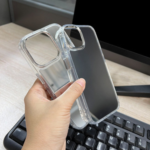 <span class=keywords><strong>Custodia</strong></span> per <span class=keywords><strong>iPhone</strong></span> 17 <span class=keywords><strong>Pro</strong></span> a Specchio Argentato, Cover <span class=keywords><strong>Trasparente</strong></span> con Specchio Carino per <span class=keywords><strong>iPhone</strong></span> <span class=keywords><strong>11</strong></span> 12 13 14 15 16 <span class=keywords><strong>Pro</strong></span> Max - Product Image 4