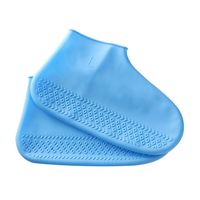 K209 Couvre-chaussures imperméables en silicone réutilisables antidérapants unisexes adultes/enfants multicolores pour l'été et l'automne