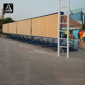 Tribune in Alluminio Portatili con Tetto per Eventi all'Aperto, Gradinate Mobili per Stadi e Impianti Sportivi - Product Image 3