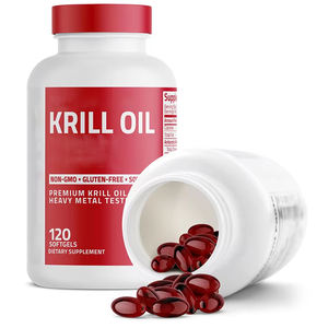 Venta al por mayor de aceite de <span class=keywords><strong>krill</strong></span> antártico Softgel <span class=keywords><strong>1000</strong></span> <span class=keywords><strong>Mg</strong></span>, astaxantina Epa Dha y fosfolípidos 120 Softgels - Product Image 1