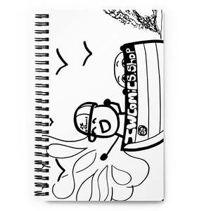 # Cuaderno Espiral de Bocetos para Viajeros y Artistas, 41 Páginas, Diseño Náutico - Product Image 1