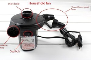 Giường hơi nhẹ, thoải mái, chất liệu nhung, dễ mang theo, bền bỉ, giá sỉ xuất xưởng, số lượng đặt hàng tối thiểu (MOQ) - Product Image 4