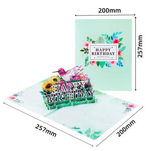 Carte pop-up Winpsheng avec lumières et <span class=keywords><strong>musique</strong></span> 180 °   Carte de vœux 3D avec <span class=keywords><strong>musique</strong></span> légère et lumière LED, cartes d'<span class=keywords><strong>anniversaire</strong></span> pop-up - Product Image 5