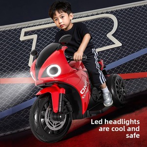 Vente en gros de jouets électriques pour enfants, moto à 6V pour bébé avec 3 roues et deux sièges, <span class=keywords><strong>tricycle</strong></span> pour enfants de 3 à 8 ans - Product Image 2