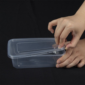 500-1000Ml Nhựa Dùng Một Lần PP Bữa Ăn Chuẩn Bị Hình Chữ Nhật Hộp Đựng Thực Phẩm Trong Suốt Rõ Ràng Bữa Trưa Đóng Gói Thực Phẩm Takeout Togo Hộp - Product Image 5