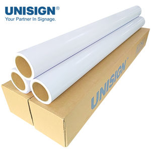 Rollo de Vinilo Blanco Autoadhesivo de PVC Imprimible con Tinta EcoSolvente, Brillante, de 120/140g, para Material de Póster en Autobuses/Ventanas, Publicidad - Product Image 5