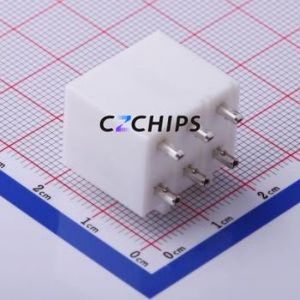 B06P-VL Wire-to-Board Pin Header Through hole Component (THT),P=6.2mm Connector 2x3P 6.2mm Through Hole VL - Product Image 2