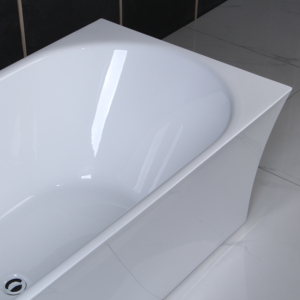 <span class=keywords><strong>Baignoire</strong></span> autoportante acrylique trempage ovale pantoufle avec tuyau de vidange chromé CUPC certifié dos au <span class=keywords><strong>mur</strong></span> - Product Image 4
