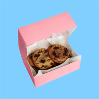 Boîte d'Emballage Personnalisée Meilleure Vente pour Gâteaux, Noix, Donuts, Sushi, Pâtisseries, Biscuits et Brownies, avec Inserts