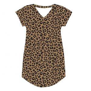 Personalizzazione della fabbrica formato stampa personalizzato <span class=keywords><strong>Mama</strong></span> and Me abito da notte in bambù Unisex pigiama con camice tascabile pigiama - Product Image 1