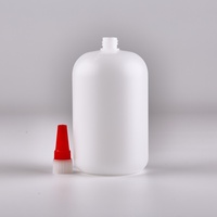 Bouteille en plastique vide de 500 ml avec bouchon à goupille en acier pour adhésif cyanoacrylate, emballage de colle, directement de l'usine
