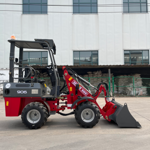 HZM 906 807 <span class=keywords><strong>ZL06</strong></span> 600 кг компактный колесный мини-погрузчик передний тракторный погрузчик с двигателем E5 и кабиной - Product Image 5