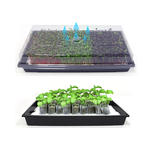 Plastic <strong>Seed</strong> Starter Sprouting Plant Nursery Seedling Germination Trays Agricultural <strong>Seed</strong> Tray With Lid for Vegetable <strong>Seeds</strong> - Product Image 1