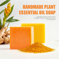 Savon Solide Curcuma 100g Hydratant et Éclaircissant pour le Visage et le Corps – Soin Profond et Nettoyant pour la Peau – Meilleure Vente
