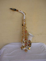 Pink Color Body Bended Soprano Saxophone