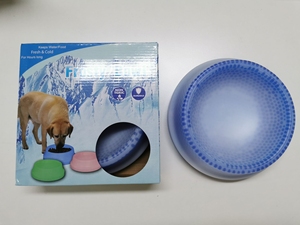 Gel de congélation d'été Cool Fresh Cold Water Cat Dog Pet Frosty Dog Cooling Bowl Chill Out Cooler Dog Water Bowl - Product Image 2