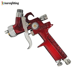 Pistola de Pintura Neumática Profesional HVLP Mini, Aerógrafo con Boquilla de 0.5/0.8/1.0mm para Pintar Autos y Muebles - Product Image 2