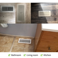 Lakeso Chine Vente en gros Ventilation Persienne ABS Air Vent Ceiling Wall Air Vent Outlet pour système HVAC