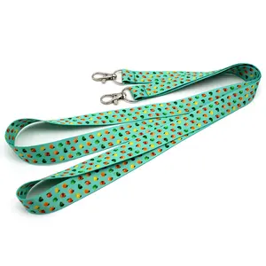 Promotional Keychain Lanyard Strap Print Full Color Custom Dye Sublimated Lanyards