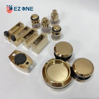 Kits de quincaillerie pour porte coulissante de salle de bain, manuel, acier inoxydable, décoration en verre, modèle personnalisé, tailles personnalisées, hôtel, jardin, intérieur