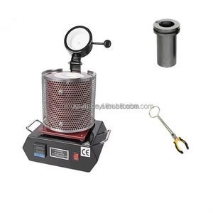 Fourneau à fusion de métaux de petite taille KS KS-1150D jusqu'à 1150°C 1500W 220V pour métaux nobles (Al Au Li) Li Mg Facile à utiliser - Product Image 3