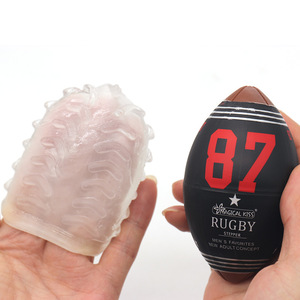 Scarletsin D-74 Rugby-förmiges Masturbations-Ei, Tragbarer Mini-Masturbator für Männer, Erwachsenen-Sexspielzeug - Product Image 2