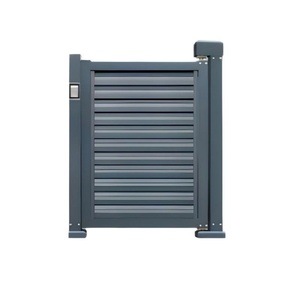 Porte pivotante intelligente d'usine en alliage d'aluminium avec réglage manuel de la portée, décorative et élargie pour passage facilité - Product Image 1